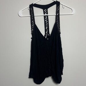 Nella Fantasia Black Cut-Out Tank Top 4